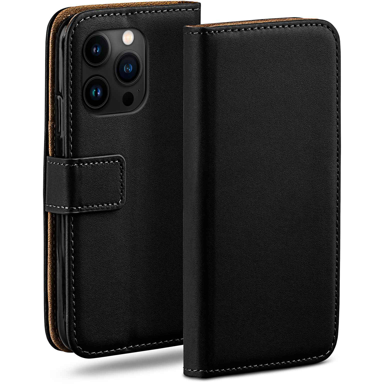 moex Book Case für iPhone 16 Pro Max Klapphülle mit Kartenfach – undefined