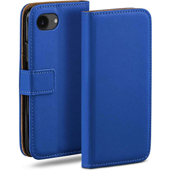moex Book Case für iPhone 16e Klapphülle mit Kartenfach – Marineblau moex Book Case für iPhone 16e Klapphülle mit Kartenfach – Marineblau