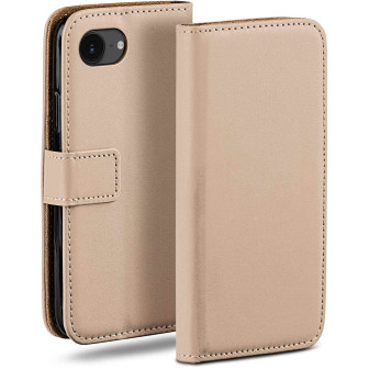 moex Book Case für iPhone 16e Klapphülle mit Kartenfach – Taupe moex Book Case für iPhone 16e Klapphülle mit Kartenfach – Taupe