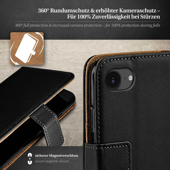 moex Book Case für iPhone 16e Klapphülle mit Kartenfach – Weiteres Produktbild 3 moex Book Case für iPhone 16e Klapphülle mit Kartenfach – Weiteres Produktbild 3