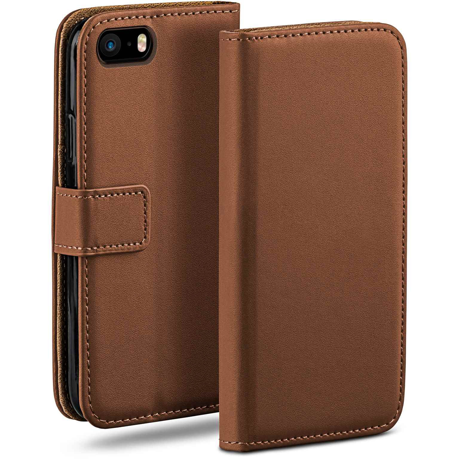 moex Book Case für iPhone 5 Klapphülle mit Kartenfach Hauptbild