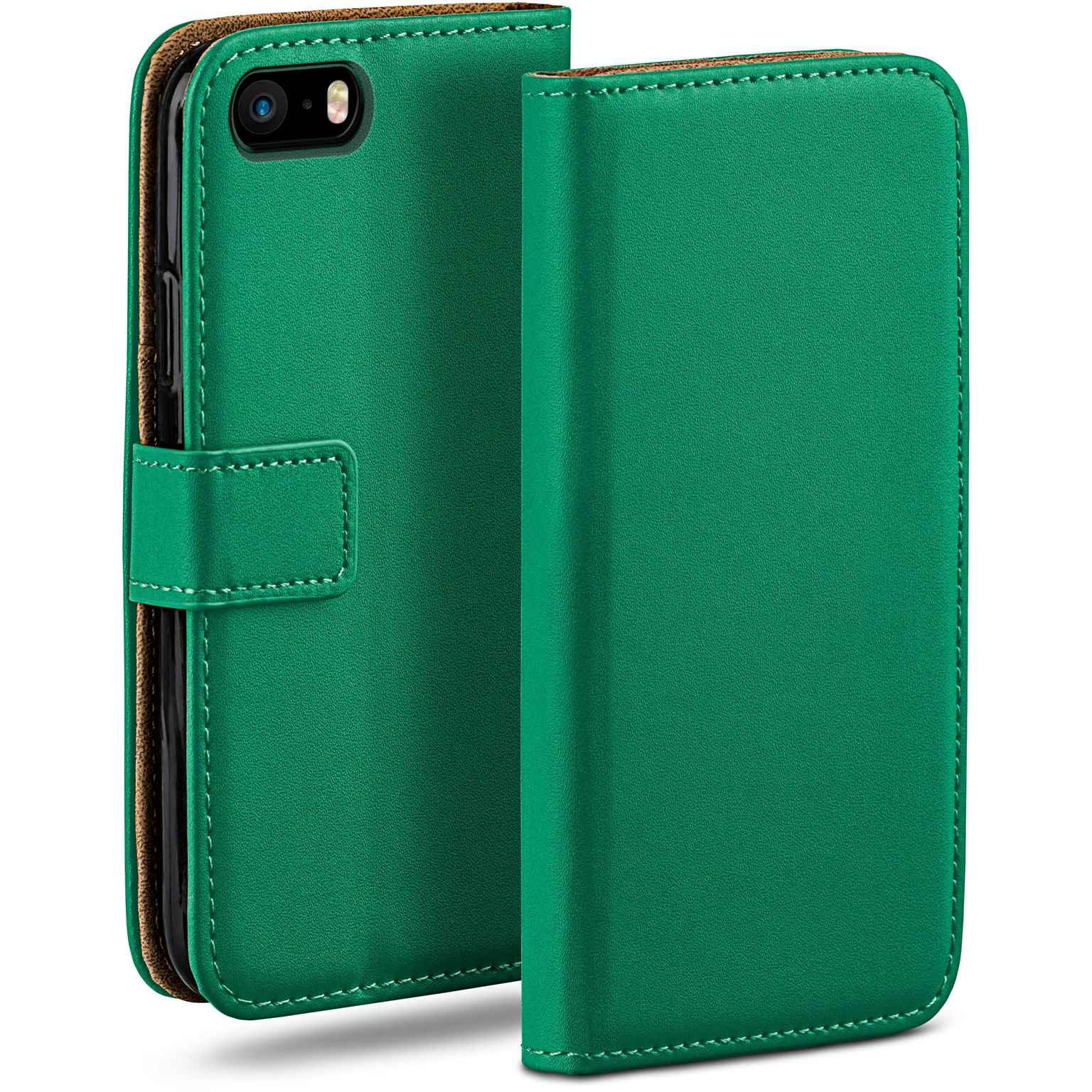 moex Book Case für iPhone 5 Klapphülle mit Kartenfach Hauptbild