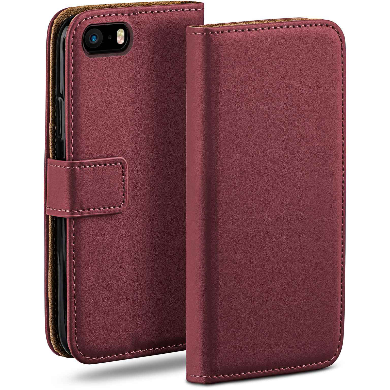 moex Book Case für iPhone 5 Klapphülle mit Kartenfach Hauptbild