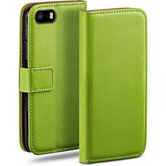 moex Book Case für iPhone 5 Klapphülle mit Kartenfach – Lime-Green moex Book Case für iPhone 5 Klapphülle mit Kartenfach – Lime-Green