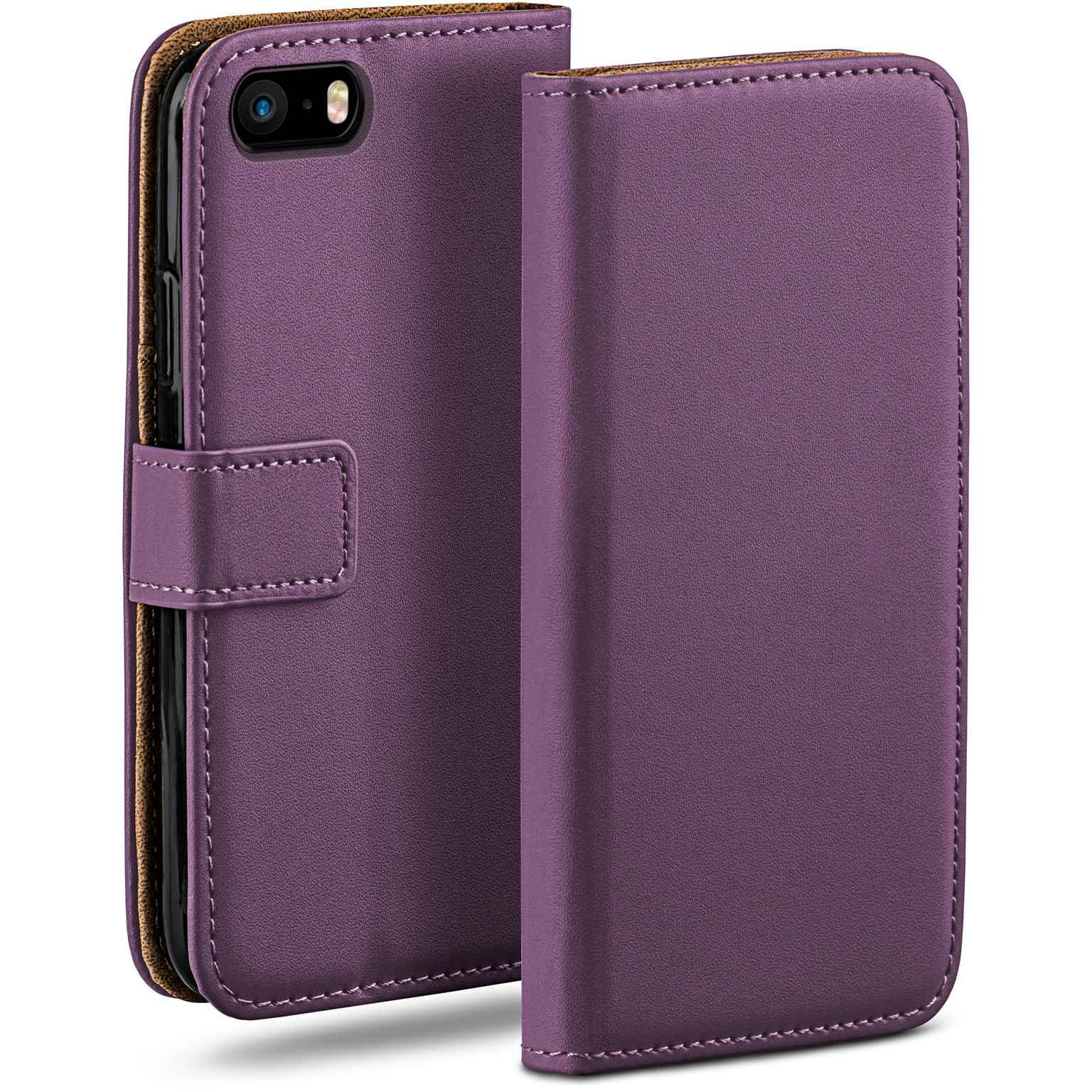 moex Book Case für iPhone 5 Klapphülle mit Kartenfach Hauptbild