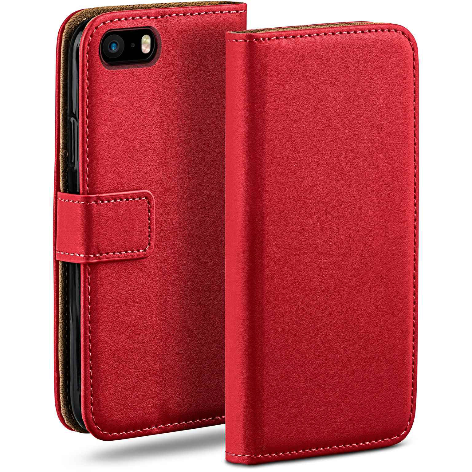 moex Book Case für iPhone 5 Klapphülle mit Kartenfach – undefined