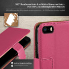 moex Book Case für iPhone 5 Klapphülle mit Kartenfach – Produktbild 3