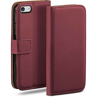 moex Book Case für iPhone 5c Klapphülle mit Kartenfach – Maroon-Red moex Book Case für iPhone 5c Klapphülle mit Kartenfach – Maroon-Red