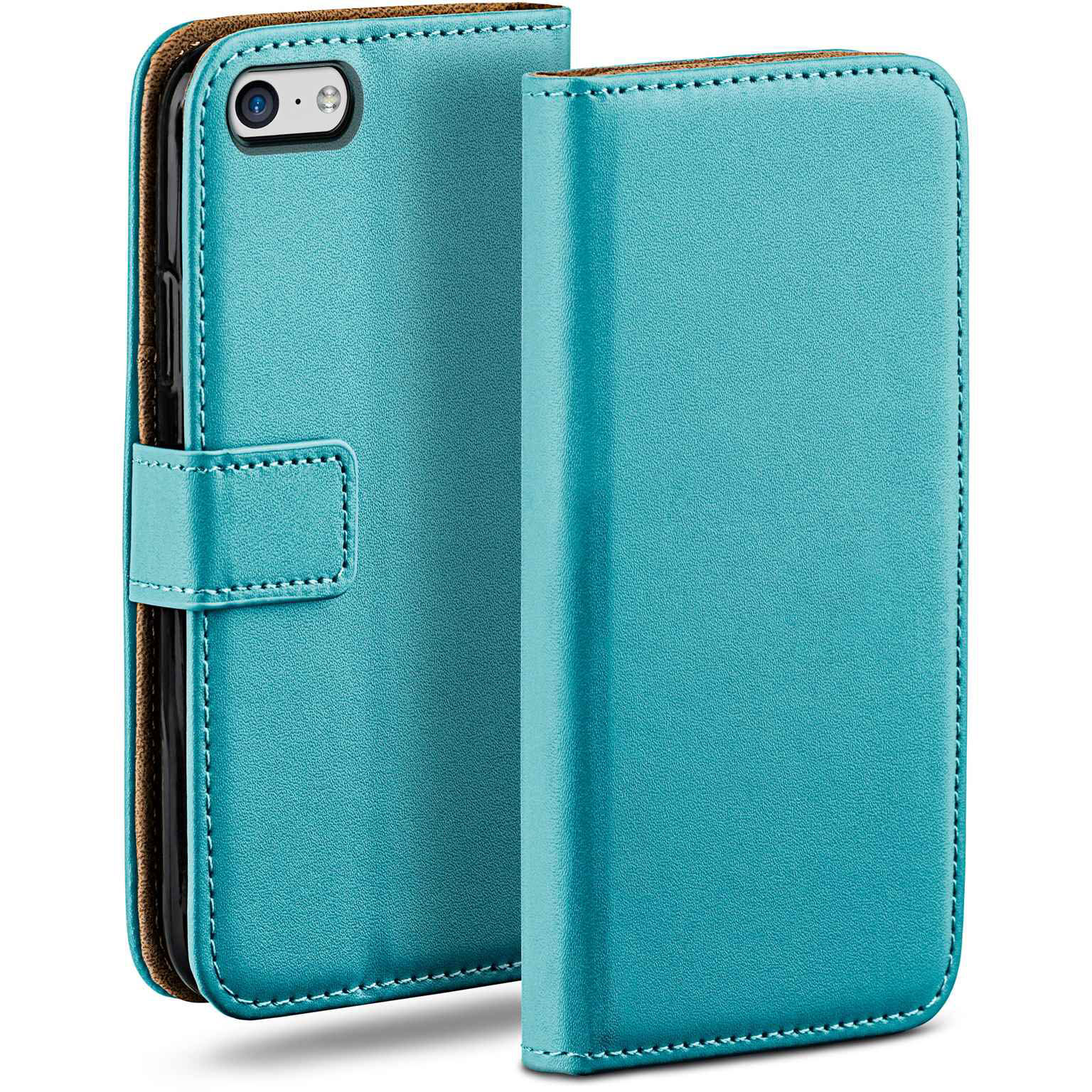 moex Book Case für iPhone 5c Klapphülle mit Kartenfach – Weiteres Produktbild 1 moex Book Case für iPhone 5c Klapphülle mit Kartenfach – Weiteres Produktbild 1