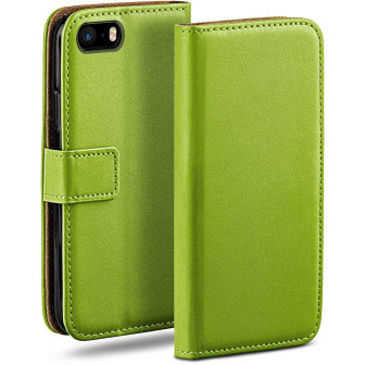 moex Book Case für iPhone 5s Klapphülle mit Kartenfach – Lime-Green moex Book Case für iPhone 5s Klapphülle mit Kartenfach – Lime-Green