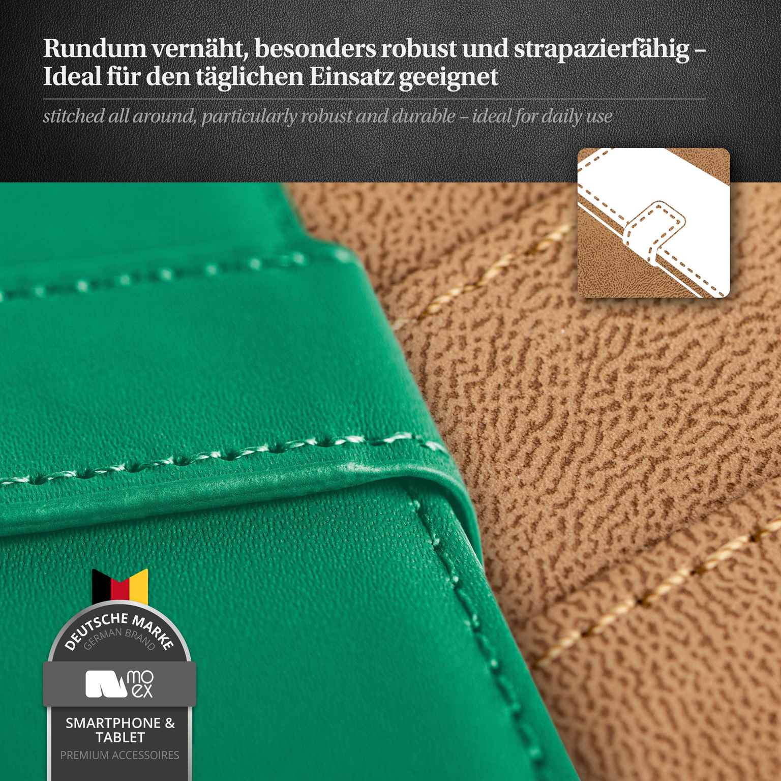 moex Book Case für iPhone 6 Klapphülle mit Kartenfach – Weiteres Produktbild 5 moex Book Case für iPhone 6 Klapphülle mit Kartenfach – Weiteres Produktbild 5