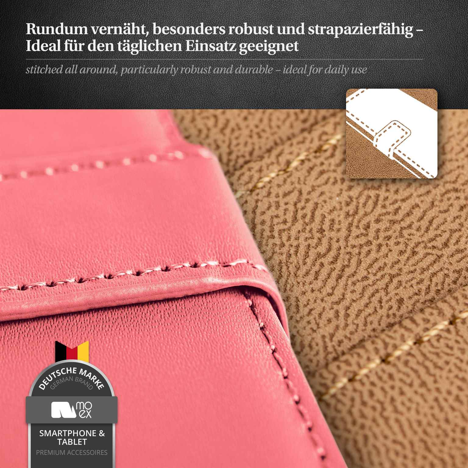 moex Book Case für iPhone 6 Klapphülle mit Kartenfach – Weiteres Produktbild 5 moex Book Case für iPhone 6 Klapphülle mit Kartenfach – Weiteres Produktbild 5