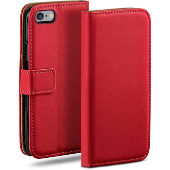 moex Book Case für iPhone 6s Klapphülle mit Kartenfach – Blazing-Red moex Book Case für iPhone 6s Klapphülle mit Kartenfach – Blazing-Red