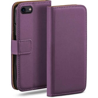 moex Book Case für iPhone 7 Klapphülle mit Kartenfach – Indigo-Violet moex Book Case für iPhone 7 Klapphülle mit Kartenfach – Indigo-Violet