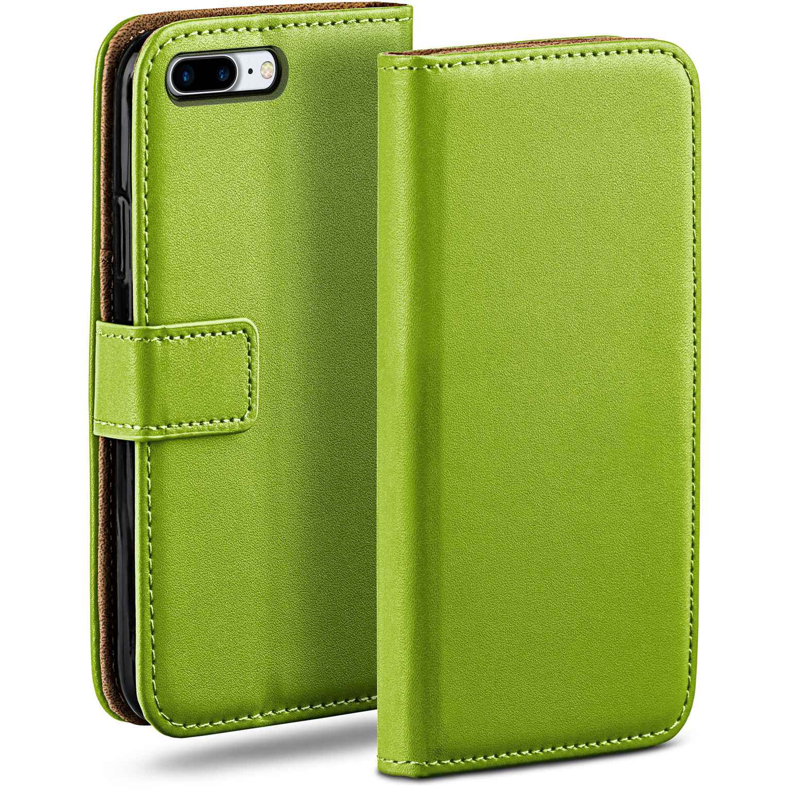 moex Book Case für iPhone 8 Plus Klapphülle mit Kartenfach – undefined