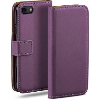 moex Book Case für iPhone 8 Klapphülle mit Kartenfach – Indigo-Violet moex Book Case für iPhone 8 Klapphülle mit Kartenfach – Indigo-Violet