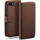 moex Book Case für iPhone SE (2016) Klapphülle mit Kartenfach – Weiteres Produktbild 1