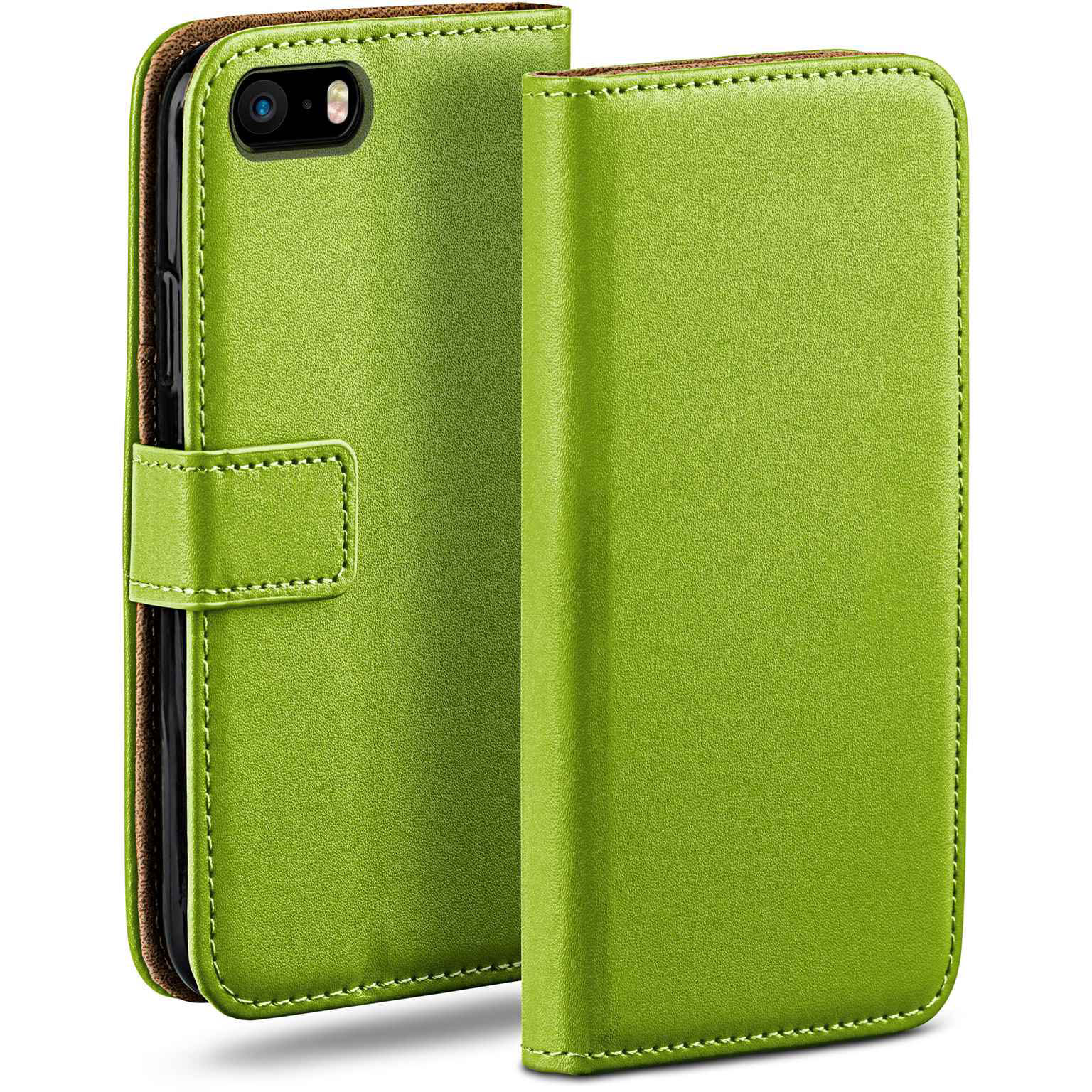 moex Book Case für iPhone SE (2016) Klapphülle mit Kartenfach Hauptbild