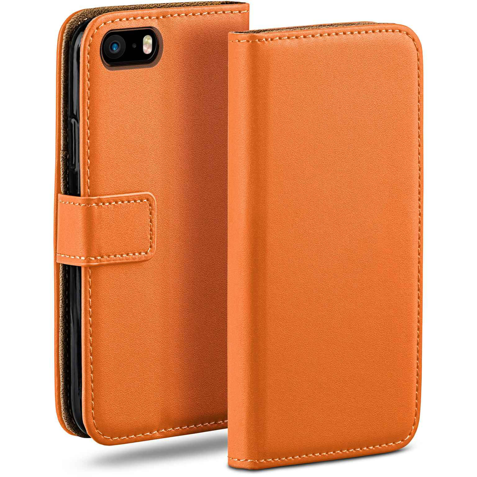 moex Book Case für iPhone SE (2016) Klapphülle mit Kartenfach Hauptbild