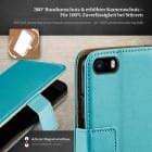 moex Book Case für iPhone SE (2016) Klapphülle mit Kartenfach – Produktbild 3