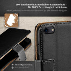 moex Book Case für iPhone SE (2022) Klapphülle mit Kartenfach – Weiteres Produktbild 3