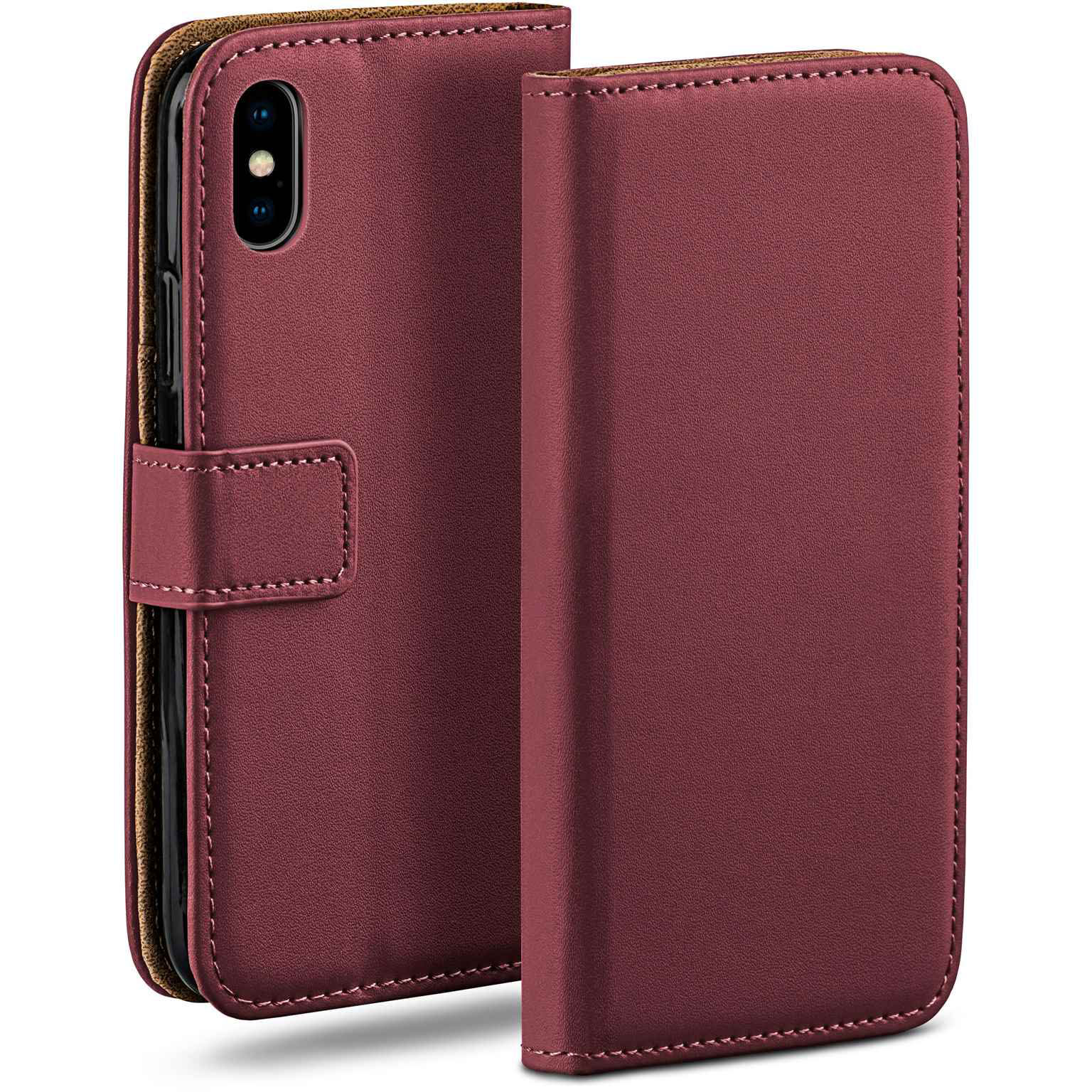 moex Book Case für iPhone X Klapphülle mit Kartenfach – Weiteres Produktbild 1 moex Book Case für iPhone X Klapphülle mit Kartenfach – Weiteres Produktbild 1