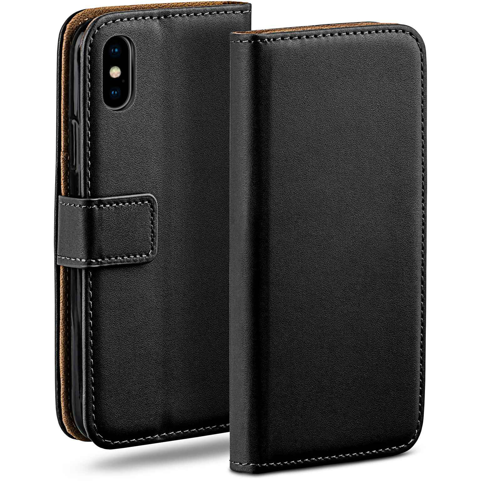 moex Book Case für iPhone X Klapphülle mit Kartenfach – Weiteres Produktbild 1 moex Book Case für iPhone X Klapphülle mit Kartenfach – Weiteres Produktbild 1