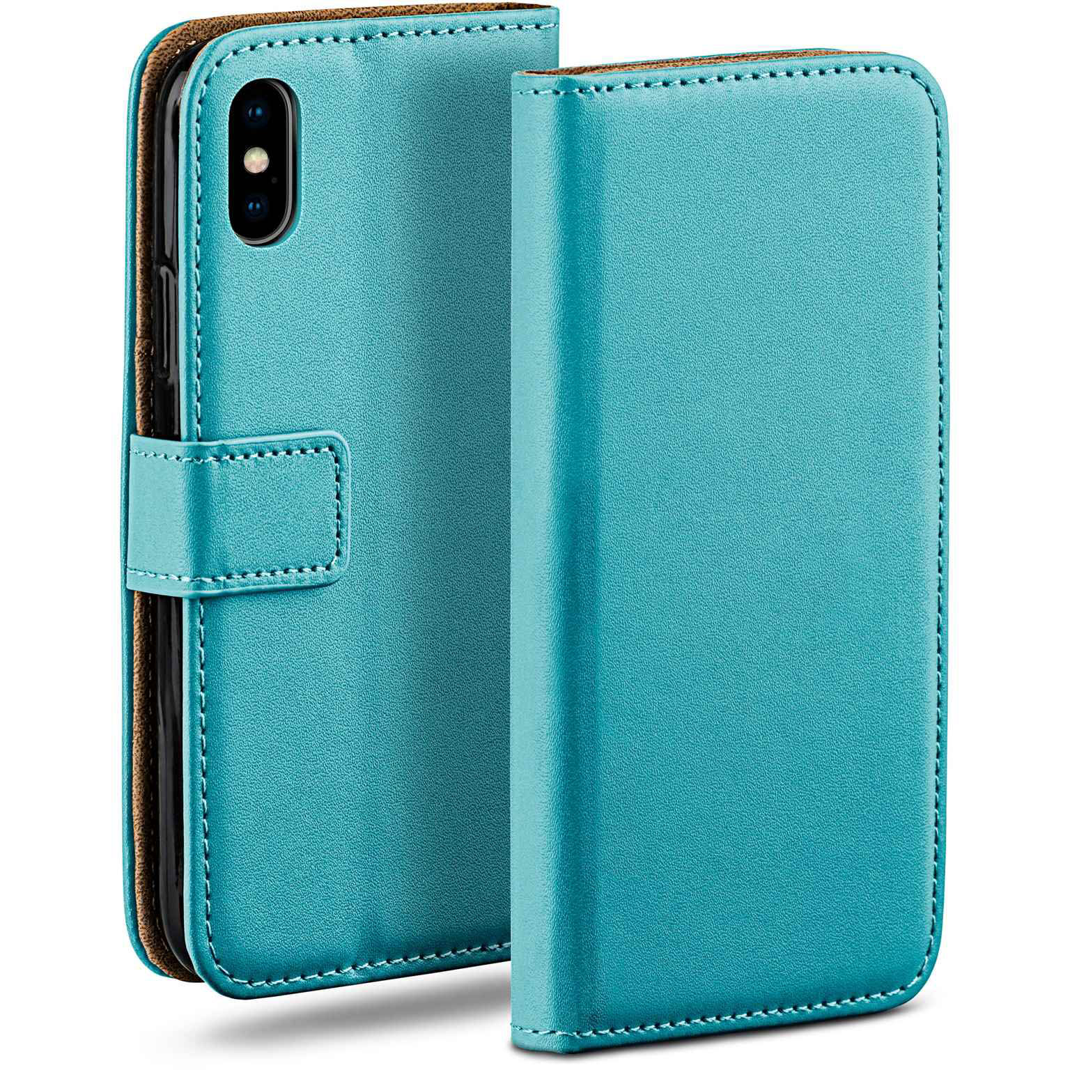 moex Book Case für iPhone X Klapphülle mit Kartenfach Hauptbild