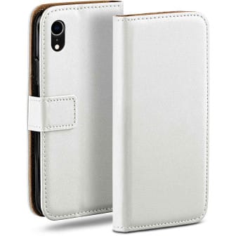 moex Book Case für iPhone XR Klapphülle mit Kartenfach – Pearl-White moex Book Case für iPhone XR Klapphülle mit Kartenfach – Pearl-White