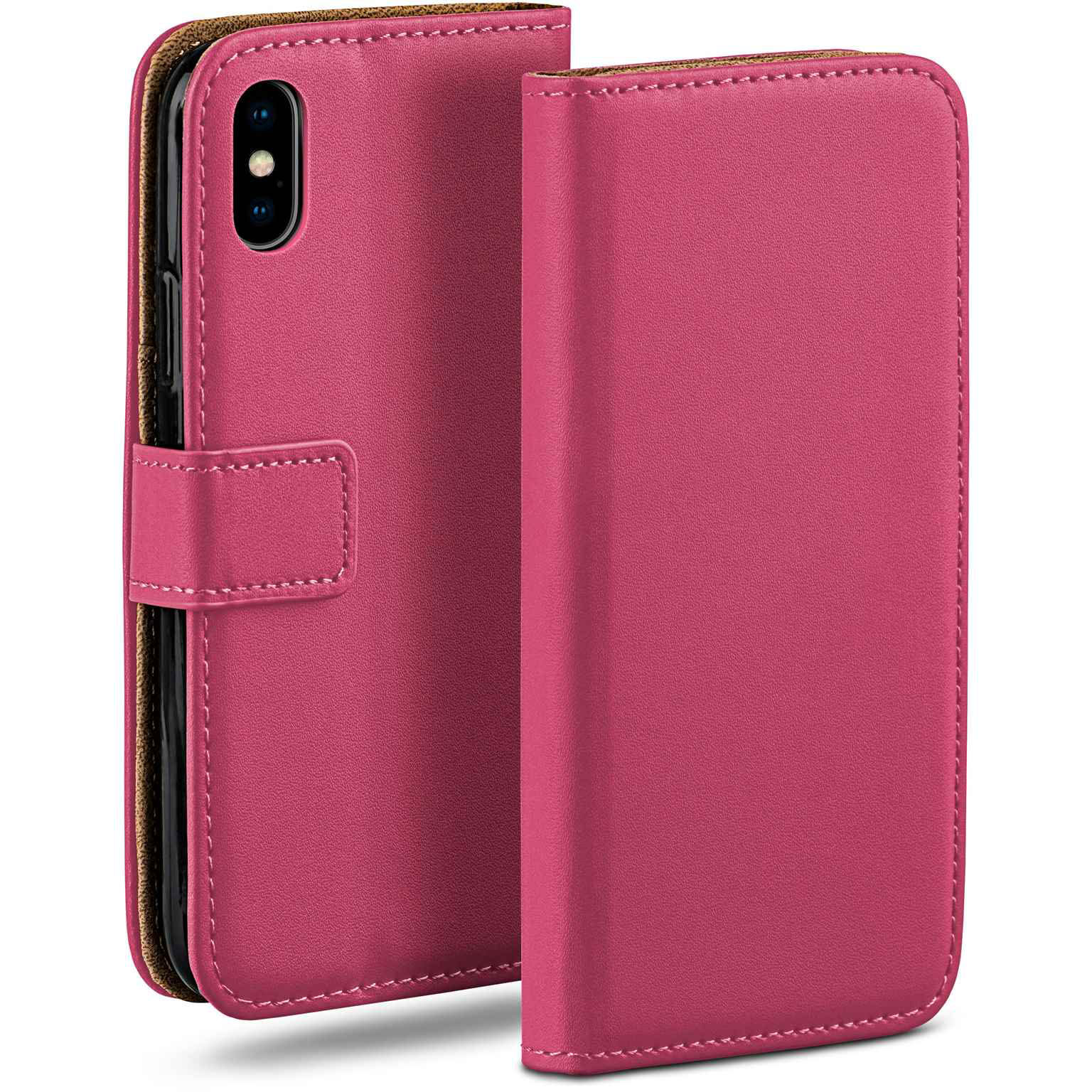 moex Book Case für iPhone XS Klapphülle mit Kartenfach – Weiteres Produktbild 1