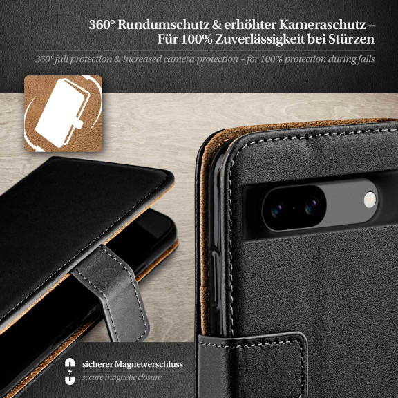moex Book Case für Google Pixel 8a Klapphülle mit Kartenfach – Weiteres Produktbild 3 moex Book Case für Google Pixel 8a Klapphülle mit Kartenfach – Weiteres Produktbild 3