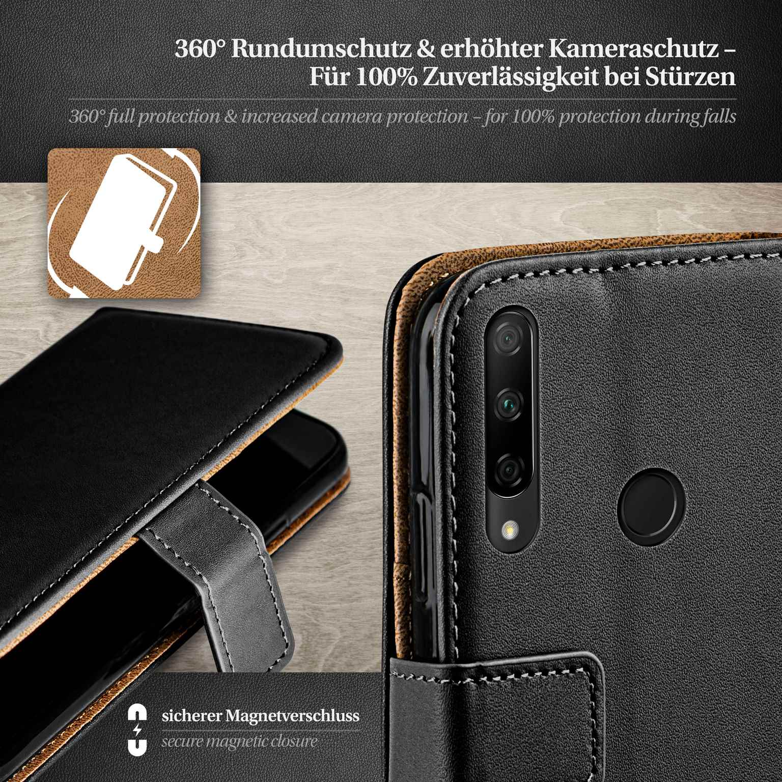 moex Book Case für Honor 9X Klapphülle mit Kartenfach – Weiteres Produktbild 3 moex Book Case für Honor 9X Klapphülle mit Kartenfach – Weiteres Produktbild 3