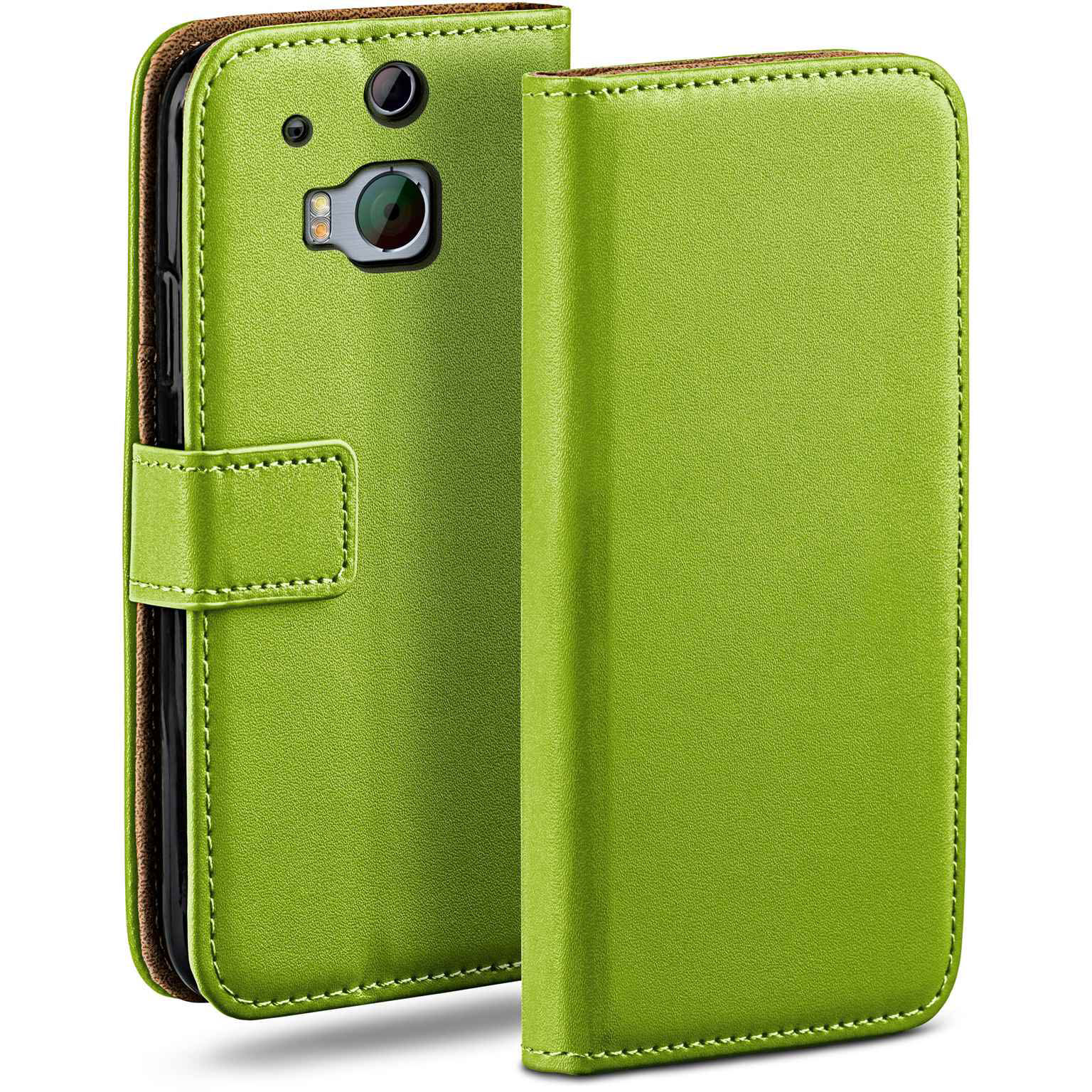 moex Book Case für HTC One M8 Klapphülle mit Kartenfach – Weiteres Produktbild 1