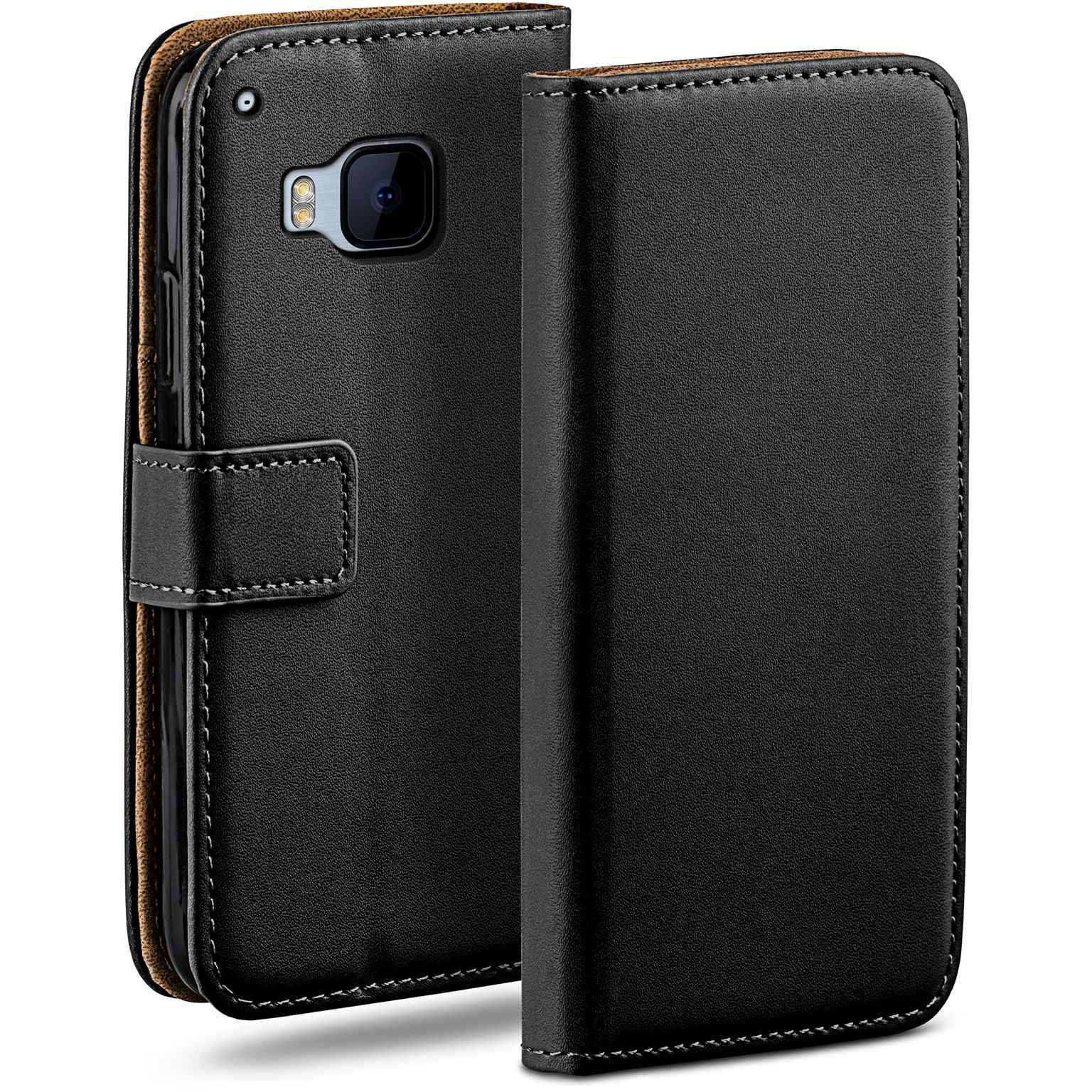 moex Book Case für HTC One M9 Klapphülle mit Kartenfach – undefined