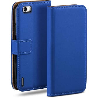 moex Book Case für Huawei Honor 6 Klapphülle mit Kartenfach – Royal-Blue moex Book Case für Huawei Honor 6 Klapphülle mit Kartenfach – Royal-Blue