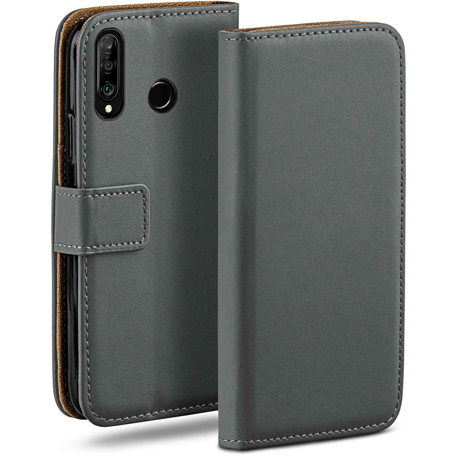 moex Book Case für Huawei P30 Lite New Edition Klapphülle mit Kartenfach – Weiteres Produktbild 1