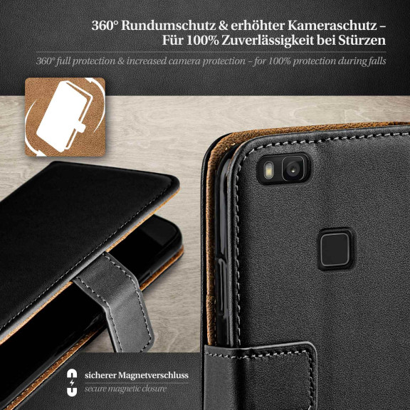 moex Book Case für Huawei P9 Lite Klapphülle mit Kartenfach – Weiteres Produktbild 3 moex Book Case für Huawei P9 Lite Klapphülle mit Kartenfach – Weiteres Produktbild 3