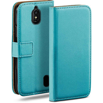 moex Book Case für Huawei Y625 Klapphülle mit Kartenfach – Aqua-Cyan moex Book Case für Huawei Y625 Klapphülle mit Kartenfach – Aqua-Cyan