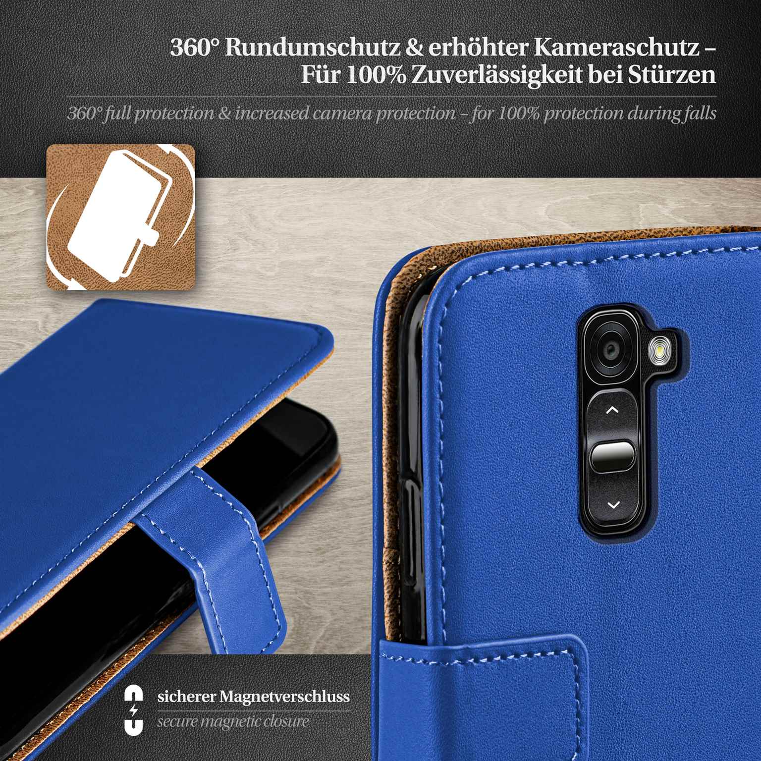 moex Book Case für LG G2 Klapphülle mit Kartenfach – Weiteres Produktbild 3 moex Book Case für LG G2 Klapphülle mit Kartenfach – Weiteres Produktbild 3