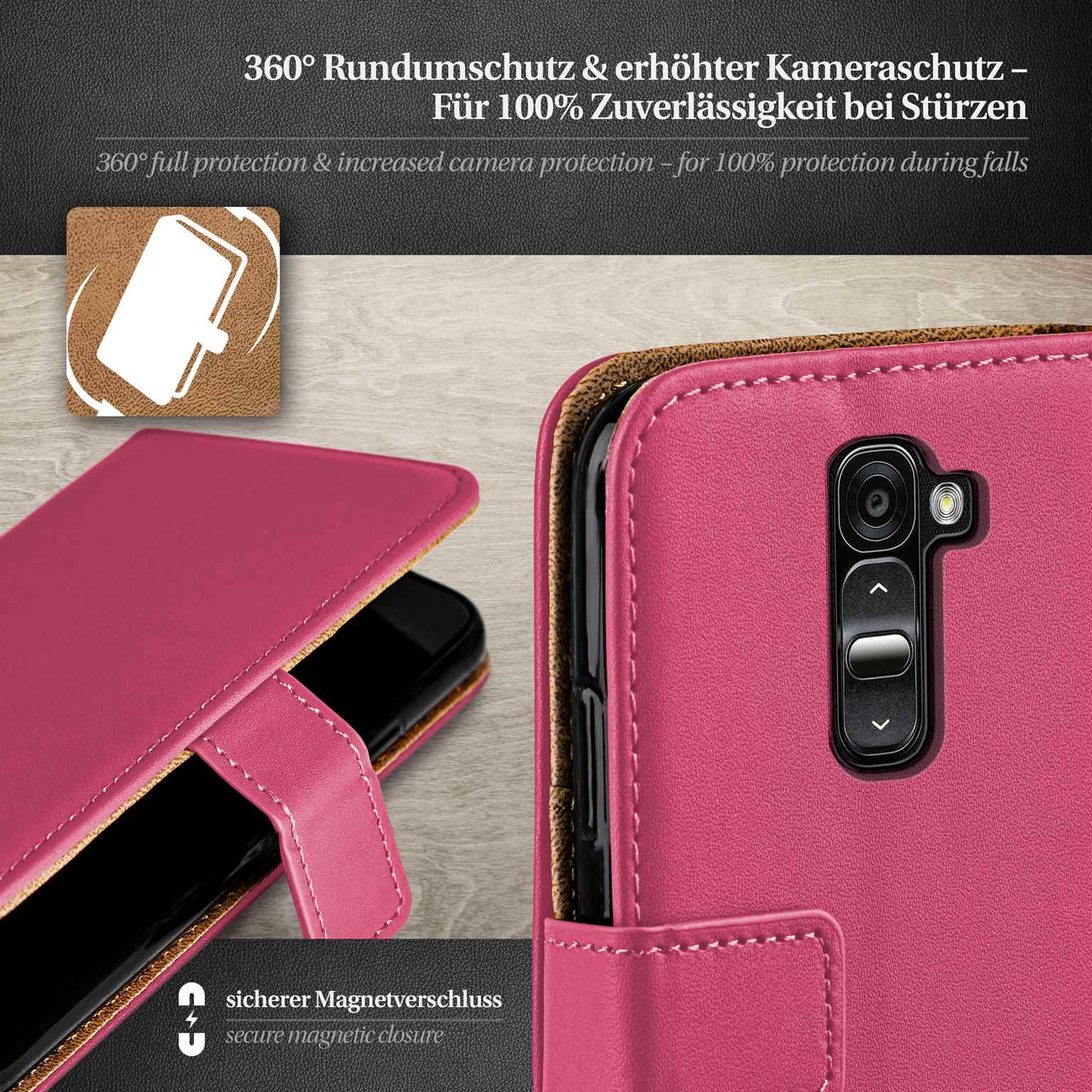 moex Book Case für LG G2 Klapphülle mit Kartenfach – Weiteres Produktbild 3 moex Book Case für LG G2 Klapphülle mit Kartenfach – Weiteres Produktbild 3