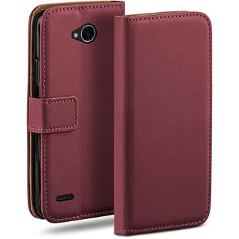 moex Book Case für LG X Power 2 Klapphülle mit Kartenfach – Maroon-Red moex Book Case für LG X Power 2 Klapphülle mit Kartenfach – Maroon-Red