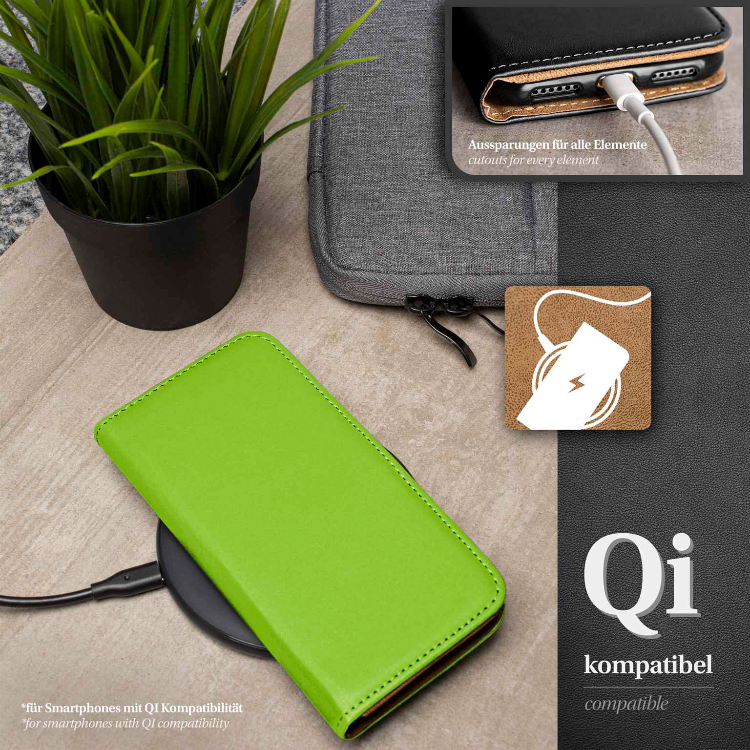 moex Book Case für iPhone 17 Pro Max Klapphülle mit Kartenfach – Weiteres Produktbild 6 moex Book Case für iPhone 17 Pro Max Klapphülle mit Kartenfach – Weiteres Produktbild 6
