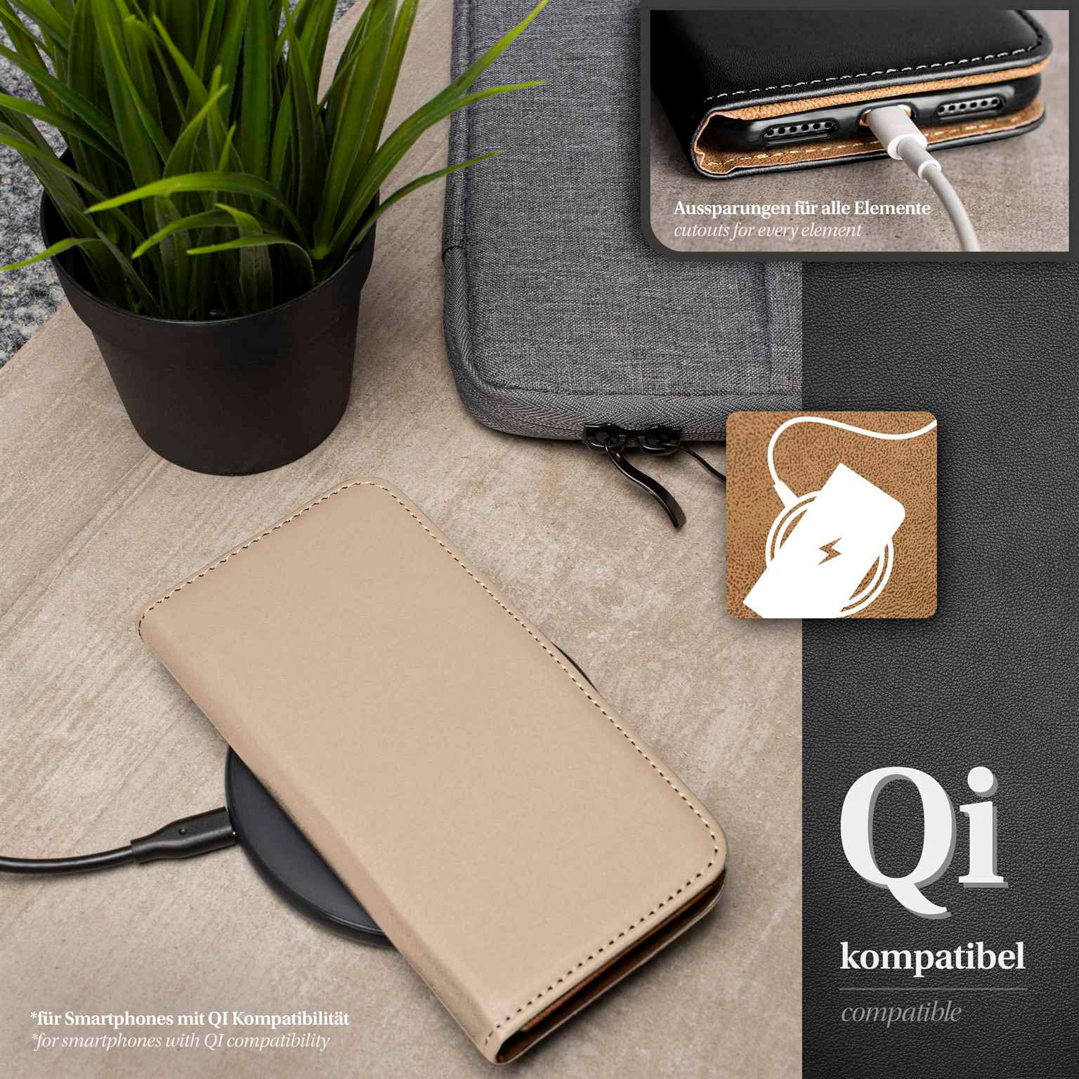 moex Book Case für iPhone 17 Pro Max Klapphülle mit Kartenfach – Weiteres Produktbild 6 moex Book Case für iPhone 17 Pro Max Klapphülle mit Kartenfach – Weiteres Produktbild 6