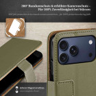 moex Book Case für iPhone 17 Pro Klapphülle mit Kartenfach – Produktbild 3