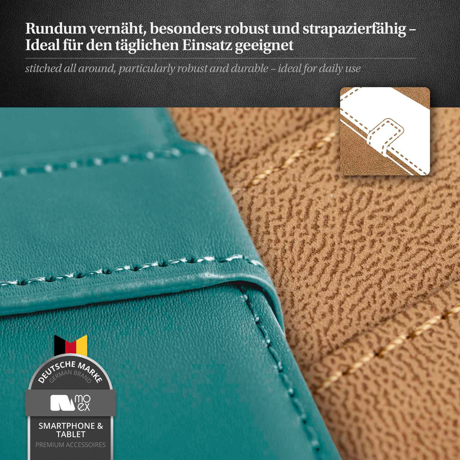 moex Book Case für iPhone 17 Pro Klapphülle mit Kartenfach – Weiteres Produktbild 5 moex Book Case für iPhone 17 Pro Klapphülle mit Kartenfach – Weiteres Produktbild 5