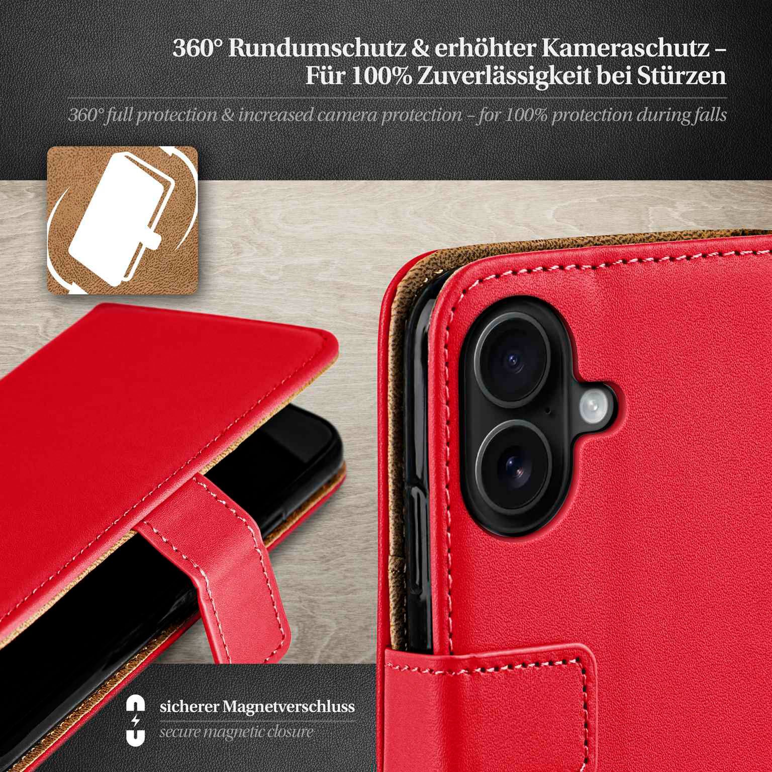 moex Book Case für iPhone 17 Klapphülle mit Kartenfach – Weiteres Produktbild 3 moex Book Case für iPhone 17 Klapphülle mit Kartenfach – Weiteres Produktbild 3