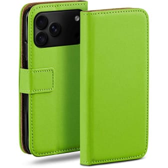 moex Book Case für iPhone 18 Pro Klapphülle mit Kartenfach – Limette moex Book Case für iPhone 18 Pro Klapphülle mit Kartenfach – Limette