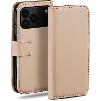 moex Book Case für iPhone 18 Pro Klapphülle mit Kartenfach – Taupe moex Book Case für iPhone 18 Pro Klapphülle mit Kartenfach – Taupe