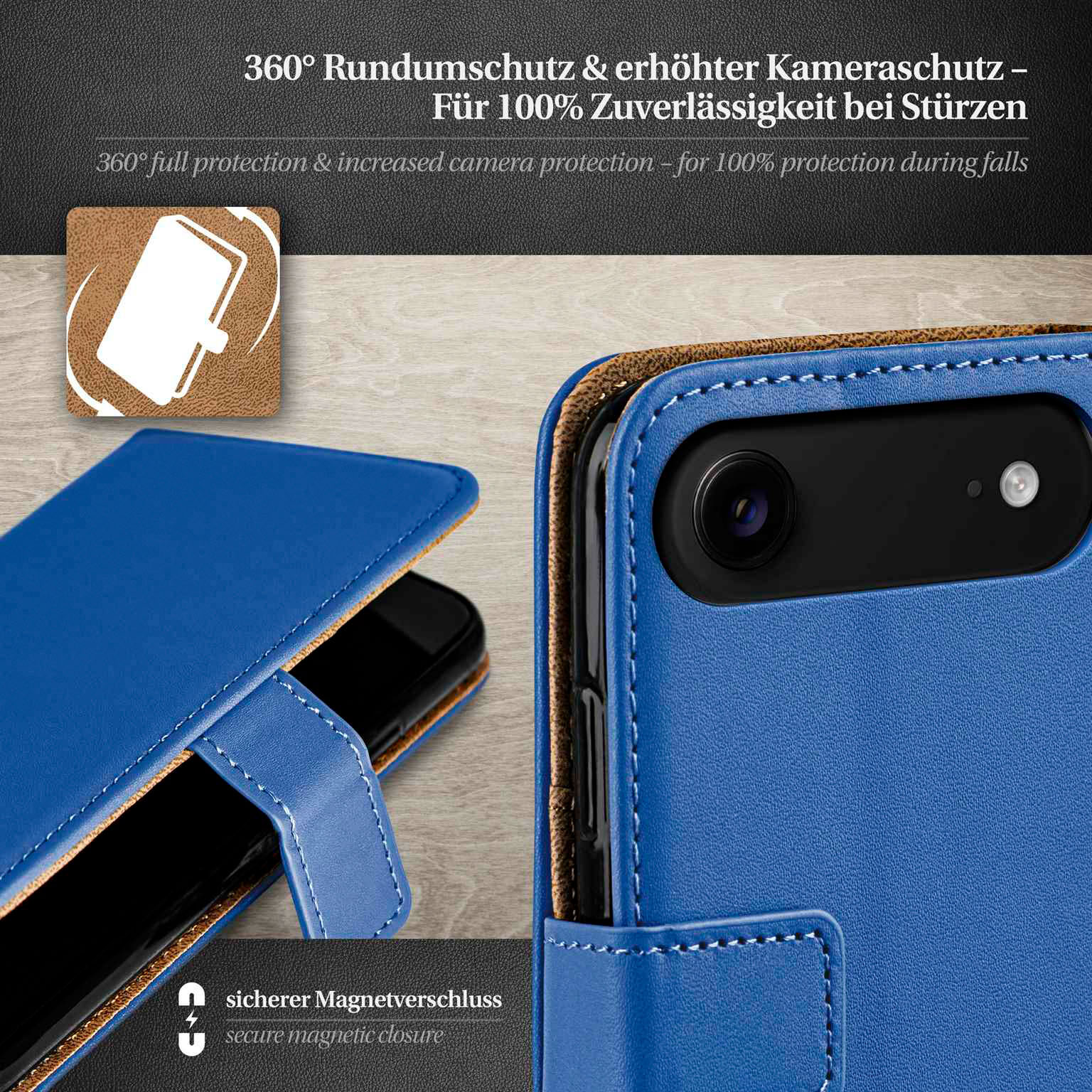 moex Book Case für iPhone Air Klapphülle mit Kartenfach – Weiteres Produktbild 3 moex Book Case für iPhone Air Klapphülle mit Kartenfach – Weiteres Produktbild 3