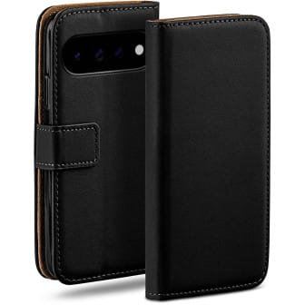 moex moex Book Case für Google Pixel 11 Pro Klapphülle mit Kartenfach – Tiefschwarz